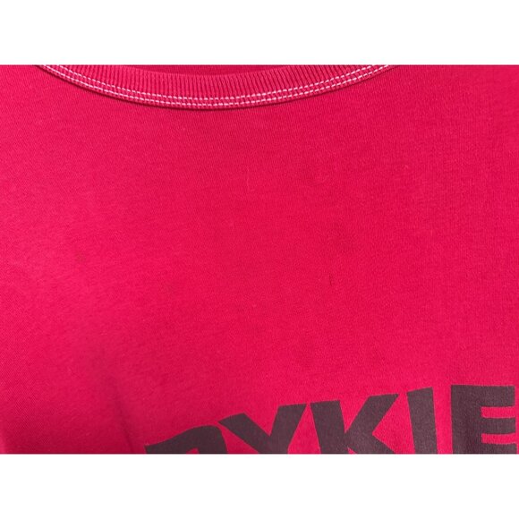 Sonia Rykiel Red Crewneck Logo Sweatshirt Made In Belgium Womens Size L - Picture 6 of 6